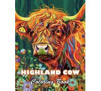 Amanda Johnson Highland Cow Coloring Book (Tascabile)