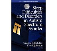 Amanda L. Richd Sleep Difficulties and Disorders in Autism Sp (Copertina rigida)