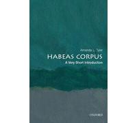 Amanda L. Tyler Habeas Corpus (Tascabile) Very Short Introductions