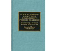 Amanda Maple Je Guide to Writing Collection Development Polic (Copertina rigida)