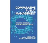 Amanda Rutherford Comparative Public Management (Copertina rigida)