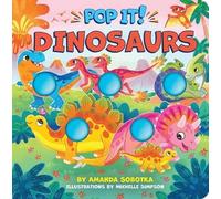 Amanda Sobotka Pop It Dinosaurs (Libro di cartone) Pop It (PRESALE 08/10/2026)