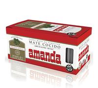 Amanda Yerba Mate Cocido Tradizionale 25 Bustine di Tè (75g) | Ricca di Vitamine e Antiossidanti | Tè Yerba Mate Energizzante