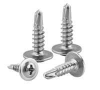 AMANDELIZABE 105 Viti Autofilettanti in Acciaio Inox, M4.2 x 16 mm, Testa Phillips, Per Lamiera, Alluminio, Legno