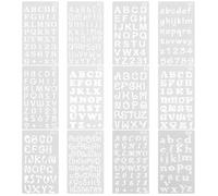 AMANDELIZABE 12 stencil riutilizzabili per scrapbooking, disegno e fai da te