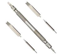 AMANDELIZABE Attrezzo per orologiaio, set di strumenti per barrette a molla, per rimuovere orologiai, manico in acciaio inox per regolare barre a molla e barre a molla, strumento per barrette a molla,