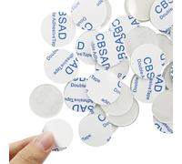 AMANDELIZABE Gommini in gomma per lastre di vetro 30 mm, tampone elastico trasparente, 55 pezzi, tampone di protezione trasparente, autoadesivo, distanziatore rotondo per piano in vetro, tavolo e