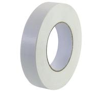 AMANDELIZABE Nastro in tessuto bianco, 1 rotolo 25 mm x 55 m, extra forte, resistente all'acqua
