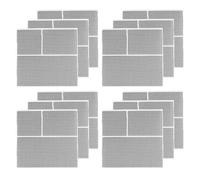 AMANDELIZABE Set di riparazione per zanzare, 12 pezzi, forte adesivo, per la riparazione di zanzare, per la riparazione di porte per la prevenzione dei fatti