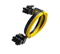 Amangny GPU PCIe 6 pin a 8 (6+2) pin maschio cavo di prolunga adattatore di alimentazione 24,4 pollici/62 cm