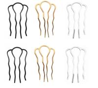 amangul Accessori per capelli in metallo per chignon, accessori per capelli alla moda per donne uso quotidiano festa di nozze