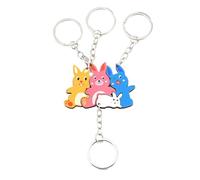 amangul Adorabile portachiavi abbinato puzzle portachiavi set elegante portachiavi bella fidanzata fidanzato amanti degli animali eleganti portachiavi, D, Taglia unica