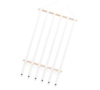 amangul Appendiabiti per capelli a tema principessa, può contenere oltre 60 fiocchi e clip, appendiabiti da parete in legno per camera da letto dei bambini, organizer per accessori per capelli
