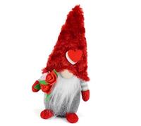 amangul Bambole di peluche fatte a mano con gnomi per San Valentino senza volto, decorazione per soggiorno (uomini)