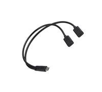 amangul Cavo Sdoppiatore da Tipo C Maschio a Doppio Tipo Femmina Cavo Adattatore Ricarica Rapida da 15 W per Tablet Telefonico da USB a USB