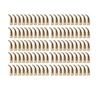 amangul Confezione da 100 eleganti borchie con viti per collare cintura borchie struttura in lega per cinture, collari e accessori alla moda