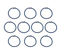 amangul Corda elastica per trampolino, fibbie in alluminio, corda elastica per trampolino, corda elastica di ricambio per salto in alto, corda elastica di ricambio, 10 pezzi