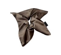 amangul Elastico per capelli increspato spesso oversize elastico per capelli elegante corda per capelli scrunchy donna coda di cavallo (caffè)