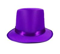 amangul Magicians Per Uomini Donne Con Cintura Fedoras Cosplay Costume Puntelli Jazzy Caps Stage Show Ceremony Spettacoli, Lilla, Taglia unica