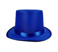 amangul Magicians Per Uomini Donne Con Cintura Fedoras Cosplay Costume Puntelli Jazzy Caps Stage Show Ceremony Spettacoli, Blu reale, Taglia unica