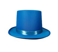 amangul Magicians Per Uomini Donne Con Cintura Fedoras Cosplay Costume Puntelli Jazzy Caps Stage Show Ceremony Spettacoli, Blu, Taglia unica