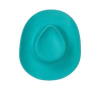 amangul Piccolo cappello da cowgirl clip per capelli per sposa occidentale accessori per capelli festa in maschera decorazione per capelli (blu lago)