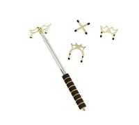 amangul Piscina di controllo flessibile Cue Bridge Stick Piscina compatta per migliorare la precisione e la salvezza spaziale del ponte ergonomico della piscina Grip