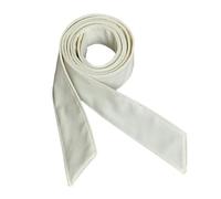 amangul PU Cintura in vita Puffer Donne Avvolgere Corsetto Cinture Per Soprabito Sostituzione Giù Cappotto Pelli Decorativi Skinny Donne Cintura Cinture sottili, bianco, Taglia unica