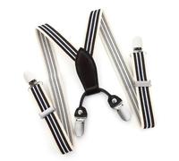 amangul Vestito per bambini con bretelle incrociate cinghia flessibile cintura unisex per ragazzi ragazze 1-5 anni comodo bambino elastico, Rice Black Stripes, Taglia unica