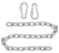 AMANKA 230kg Catena per Sedia Appesa - 100cm Sospensione 2 Moschettoni - Altalena Amaca Sacco da Box