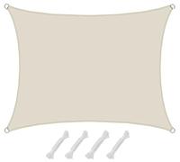 AMANKA 98% Protezione UV: Vela Ombreggiante 1,5 x 2m - Impermeabile - Tenda a Vela Impermeabile Rettangolare - Tenda da Sole per Esterno Vele Parasole da Esterno Parasole a Vela Ombra Balcone Parasole