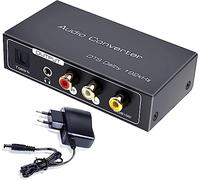 AMANKA Estrattore HDMI Convertitore Audio, Supporto HDMI Audio 192Khz Toslink Stereo RCA L/R 3.5mm Jack