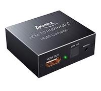 AMANKA HDMI Audio Estrattore, 4K x 2K HDMI a HDMI con Optical SPDIF e 3.5 mm Stereo Audio HDMI Estrattore Convertitore da HDMI SPDIF Splitter per PS3 PS4 Blu-ray DVD Xbox TV PC