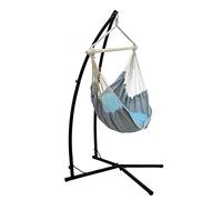 AMANKA Telaio per Sedia Sospesa con Poltrona - 215cm Supporto fino a 120kg - Sedia con 2 Cuscini