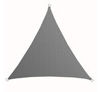 AMANKA Tenda da Sole UV - 2x2x2 Triangolo HDPE - Telo di Protezione Solare Balcone Giardino Grigio