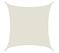 AMANKA UPF50+ Tenda da Sole UV - 4x4 m Quadrato Poliestere Idrorepellente - Vela Protezione Solare