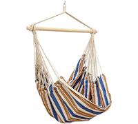 AMANKA XXL Sedia pensile Amaca da giardino 185x130 cm portata massima 150 kg - Amaca senza telaio Poltrona relax da appendere per soggiorno - Amaca sospesa per 2 persone Da esterno e interno