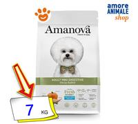 Amanova Dog Adult Mini Digestive Divine Rabbit Cibo Secco Cani 2/ 7 Kg