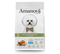 Amanova Mini Digestive Coniglio Grain Free 2 kg - Croccantini per cani - 1° ORDINE? scegli lo sconto BZR5 / BZR20 + 200 punti fedeltà