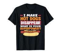 Amante degli hot dog, faccio sparire gli hot dog Superpower Maglietta