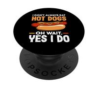 Amante degli hot dog Non mangio sempre hot dog PopSockets PopGrip Adesivo