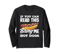 Amante degli hot dog se puoi leggere questo portami hot dog Maglia a Manica