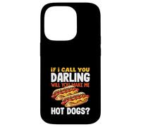 Amante degli hot dog se ti chiamo caro hot dog Custodia per iPhone 14 Pro
