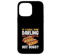 Amante degli hot dog se ti chiamo caro hot dog Custodia per iPhone 14 Pro Max
