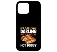 Amante degli hot dog se ti chiamo caro hot dog Custodia per iPhone 16 Pro Max