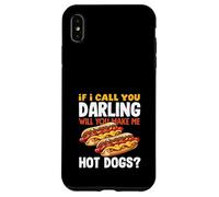 Amante degli hot dog se ti chiamo caro hot dog Custodia per iPhone XS Max