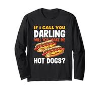Amante degli hot dog se ti chiamo caro hot dog Maglia a Manica