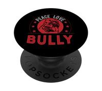 Amante dei cani bullo o bulldog americano o American Bully PopSockets PopGrip Adesivo