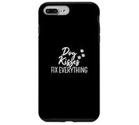 Amante dei cani Carino Cucciolo Proprietario Cane Baci Fissare Tutto Custodia per iPhone 7 Plus/8 Plus