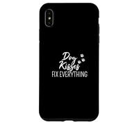 Amante dei cani Carino Cucciolo Proprietario Cane Baci Fissare Tutto Custodia per iPhone XS Max